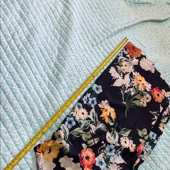 anthropologie yummy Kim dark floral wide leg jumpsuit with spaghetti straps - Picture 8 of 8